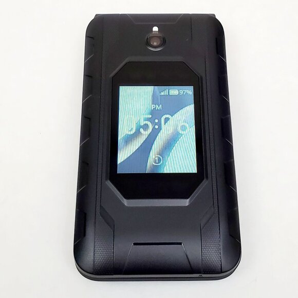 Tracfone BLU Flex Black Prepaid Basic Dumb Flip Feature Cell Phone 4G LTE B300V - Picture 4 of 15